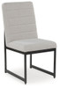 Tomtyn - Dining Upholstered Side Chair (Set of 2) - Light Brown