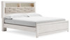Altyra - King Bookcase Panel Bed - White