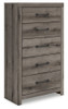 Graystorm - Five Drawer Chest - Brown Gray