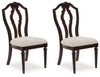 Lavinton - Dining Upholstered Side Chair (Set of 2) - Tan / Brown