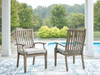 Rainier Ranch - Arm Chair With Cushion (Set of 2) - Brown / Beige