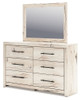 Lawroy - Dresser And Mirror - Light Natural