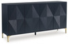 Loirwick - Accent Cabinet - Dark Blue