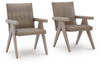 Cliff Trails - Arm Chair (Set of 2) - Beige