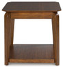 Trenmour - Square End Table - Medium Brown