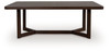 Dilenno - Rectangular Dining Room Extension Table - Dark Brown
