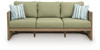 Serena Shores - Sofa With Cushion - Beige / Green
