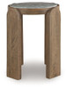 Gavrilley - Accent Table - Gray / White / Brown