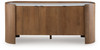 Fitzroy - Accent Cabinet - Brown / White