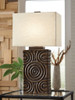 Heathbury - Paper Table Lamp - Antique Brown