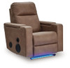 Lorrenton - Glider Power Recliner With Audio System - Caramel