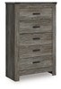 Frandern - Five Drawer Chest - Gray