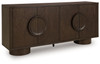 Veeda - Accent Cabinet - Dark Brown
