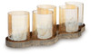 Evereton - Candle Holder - Antique Gold Finish