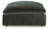 Carriage View - Oversized Accent Ottoman - Jade