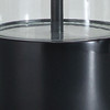 Kerrbrook - Glass Table Lamp - Clear / Black