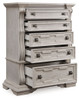 Bruchandi - Five Drawer Chest - Antique White