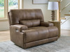 Beckley Place - Power Recliner With Adjustable Headrest - Earth