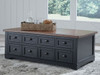 Wildenauer - Lift Top Cocktail Table - Brown / Black