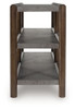 Kallenny - Sofa Table - Brown / Gray