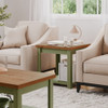 Vineyard - Side Table - Sage Green, Fruitwood