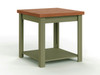 Vineyard - Side Table - Sage Green, Fruitwood