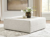 Ashbourne Estate - Oversized Accent Ottoman - Snowstone