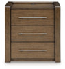 Marxmore - Three Drawer Night Stand - Brown