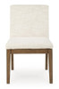 Marxmore - Dining Upholstered Side Chair (Set of 2) - Beige / Brown