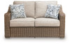 Laguna Heights - Loveseat With Cushion - Beige