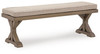 Laguna Heights - Bench With Cushion - Beige