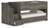 Frandern - Twin Over Twin Loft Bed - Gray