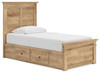 Makidern - Panel Storage Bed