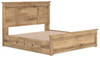 Makidern - Panel Storage Bed