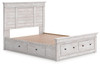 Makidern - Panel Storage Bed