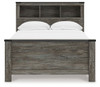 Frandern - Bookcase Panel Bed