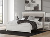Zuraleus - Upholstered Panel Platform Bed With Roll Slats
