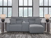 Modmax II - Reclining Sectional - Salt And Pepper