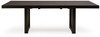Neymorton - 7 Pc. - Rectangular Extension Table, 6 Side Chairs - Dark Grayish Brown