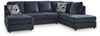 Albar Place - Sectional With Ottoman