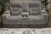 Mixed Motion - Power Reclining Loveseat With Console / Adjustable Headrest