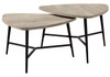 Table Set, Coffee, End, Side, Accent, Living Room / Beige Laminate, Contemporary, Modern (Set of 2) - Taupe