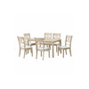 Ferris - 7 Piece Dining Set With Cross Back Chairs And Rectangular Table - Antique White