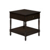 Accent - Table, 2 Tier, Square, Traditional - Walnut