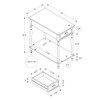Accent Side Table, 2 Tier, Storage Drawer, Stylish Traditional Design