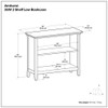 Amherst - 2 Shelf Bookcase - Brown