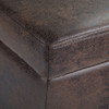 Avalon - Contemporary Storage Ottoman Bench