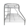 Tritan - Twin / Full Bunk Bed - Silver