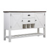 2 Drawer Server - Brown