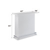 Kite - Bar Table - Gloss White